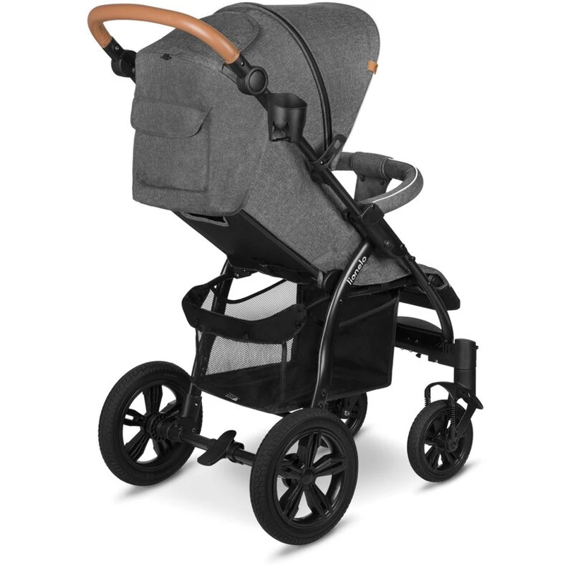 Lionelo - Carucior sport Annet Tour, De la nastere, Cu capotina impermeabila, Cu filtru UPF 50+, Cu maner reglabil, Plasa de tantari, Suport biberon, Saculet pentru picioare, Pana la 22 kg, Cu certifi [11]
