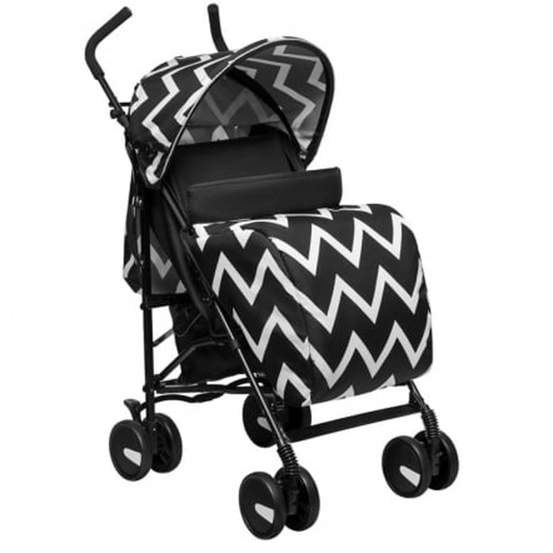 Carucioare sport - Lionelo - Carucior sport Elia Oslo, Cu husa de picioare, Cu plasa de tantari, Conform cu standardul european de securitate EN1888-1, Negru