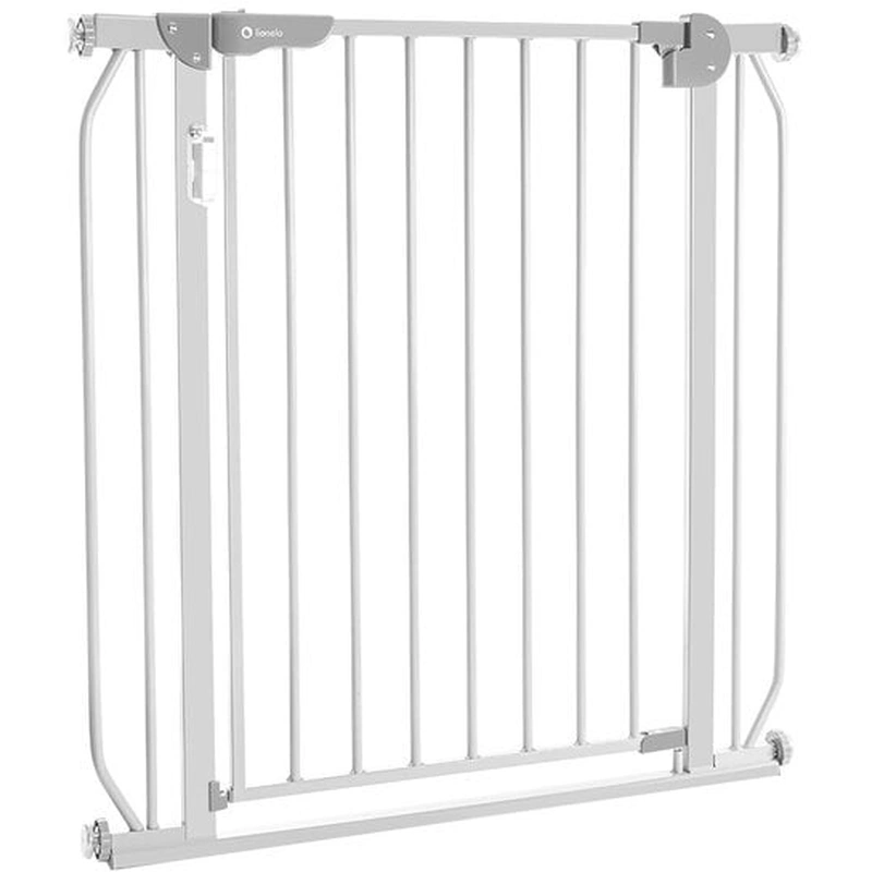 Lionelo - Poarta de siguranta cu suruburi Truus Slim Led , Cu lumina Led cu senzor, 105 cm, Conform cu standardul european de securitate EN1930, Gri [2]
