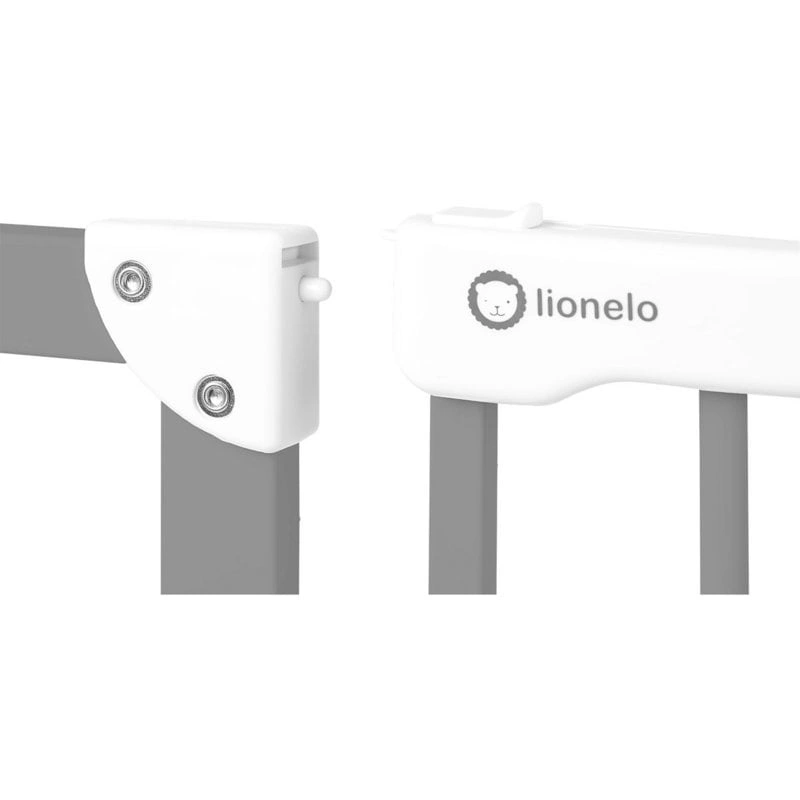 Lionelo - Poarta de siguranta prin presiune Truus Slim, 105 cm, Conform cu standardul european de securitate EN1930, Gri [6]