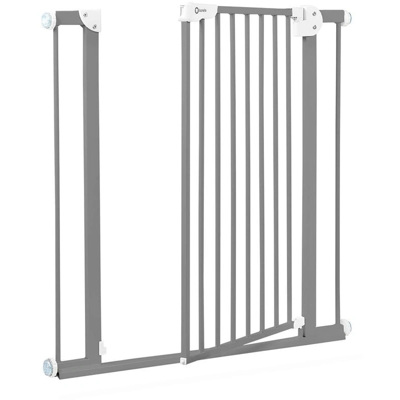 Lionelo - Poarta de siguranta prin presiune Truus Slim, 105 cm, Conform cu standardul european de securitate EN1930, Gri [3]