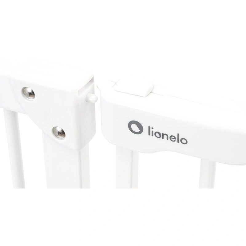Lionelo - Poarta de siguranta prin presiune Truus Slim Led , Cu lumina Led cu senzor, 105 cm, Conform cu standardul european de securitate EN1930, Alb [6]