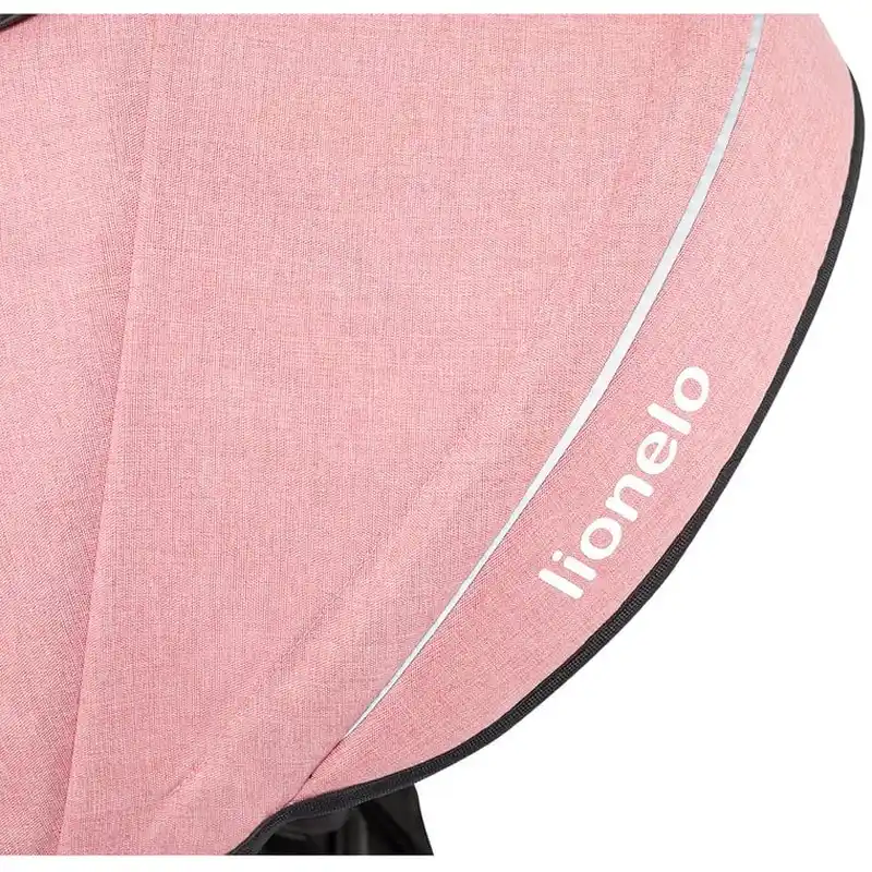 Lionelo - Tricicleta Tris, Mecanism de pedalare libera, Suport picioare, Control al directiei, Scaun reversibil, Rotire 360 grade, Pliabila, Conform cu standardul europeane de securitate EN71, Roz/Gri [17]