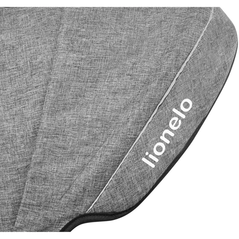 Lionelo - Tricicleta Tris, Mecanism de pedalare libera, Suport picioare, Control al directiei, Scaun reversibil, Rotire 360 grade, Pliabila, Conform cu standardul europeane de securitate EN71, Gri [17]