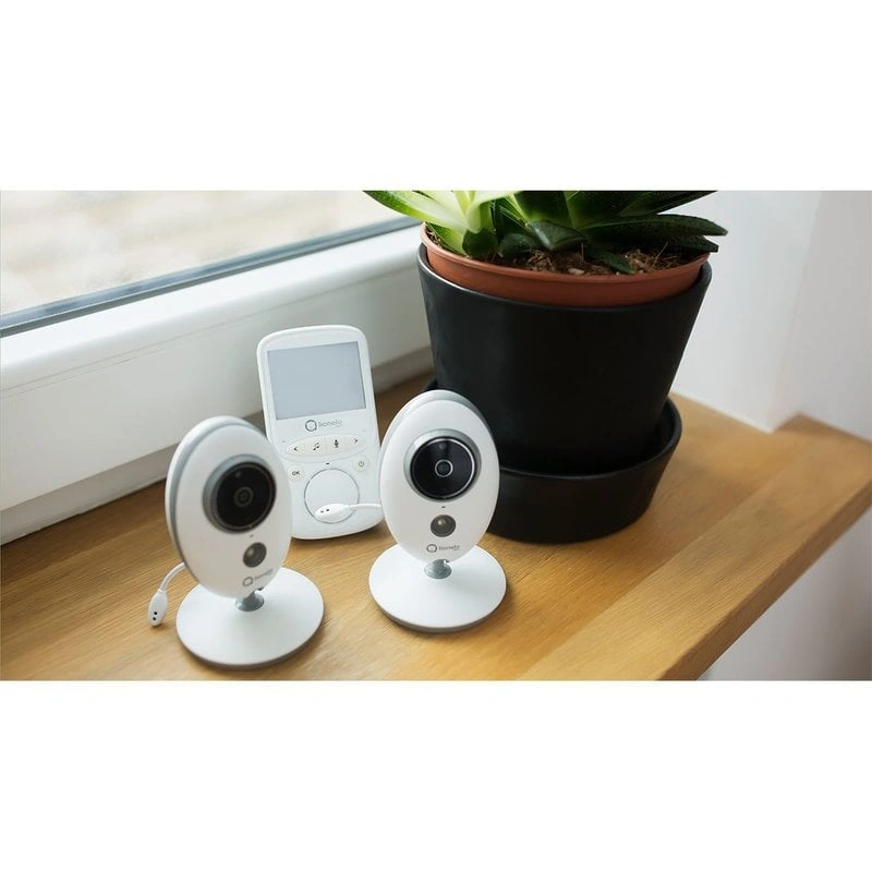 Lionelo - Videofon Babyline 5.1 , Wireless, Cu melodii, Cu doua camere independente [1]