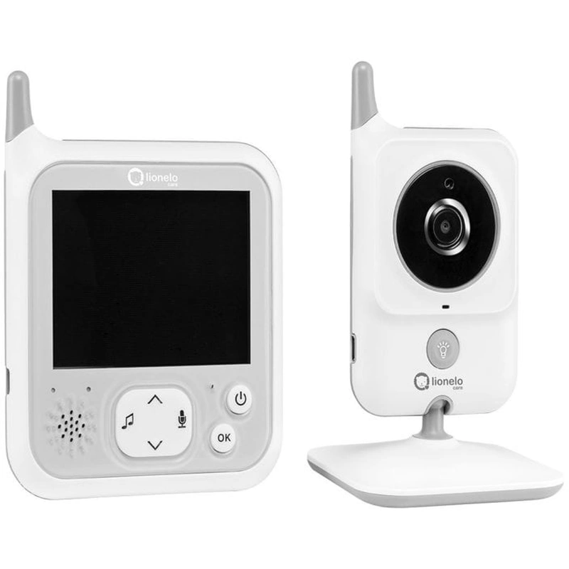Monitorizarea bebelusului - Lionelo - Videofon Babyline 7.1 , Cu melodii, Cu lampa inclusa