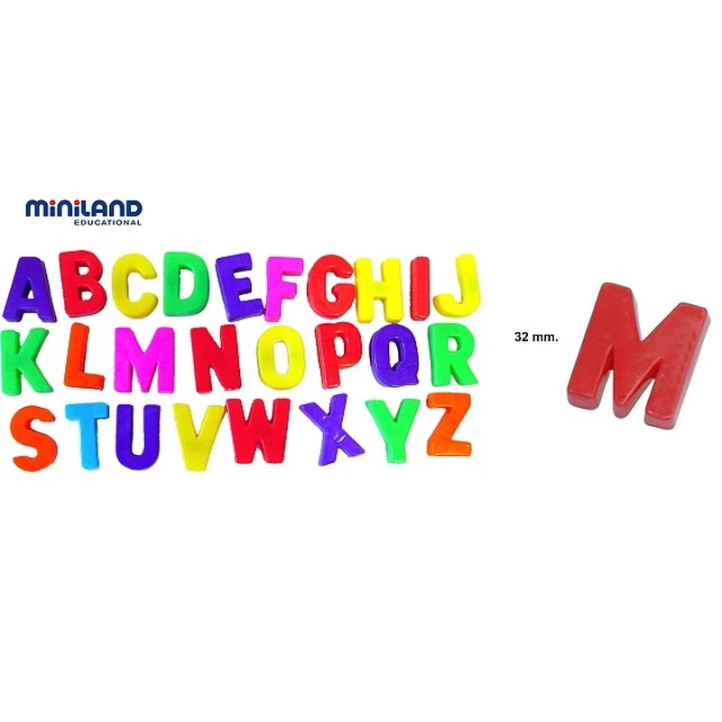 Litere mari magnetice Miniland 310 buc [1]