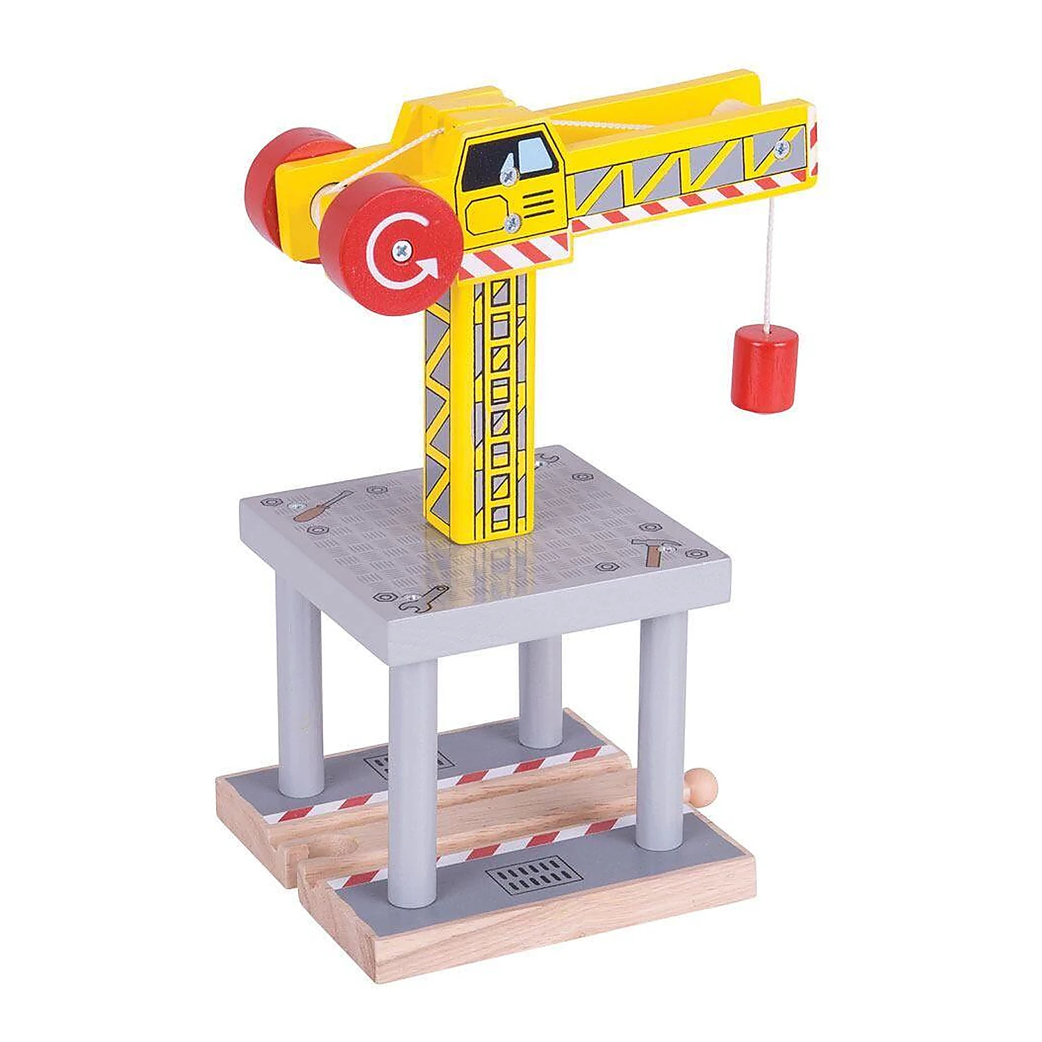 Trenulete si accesorii - Macara din lemn