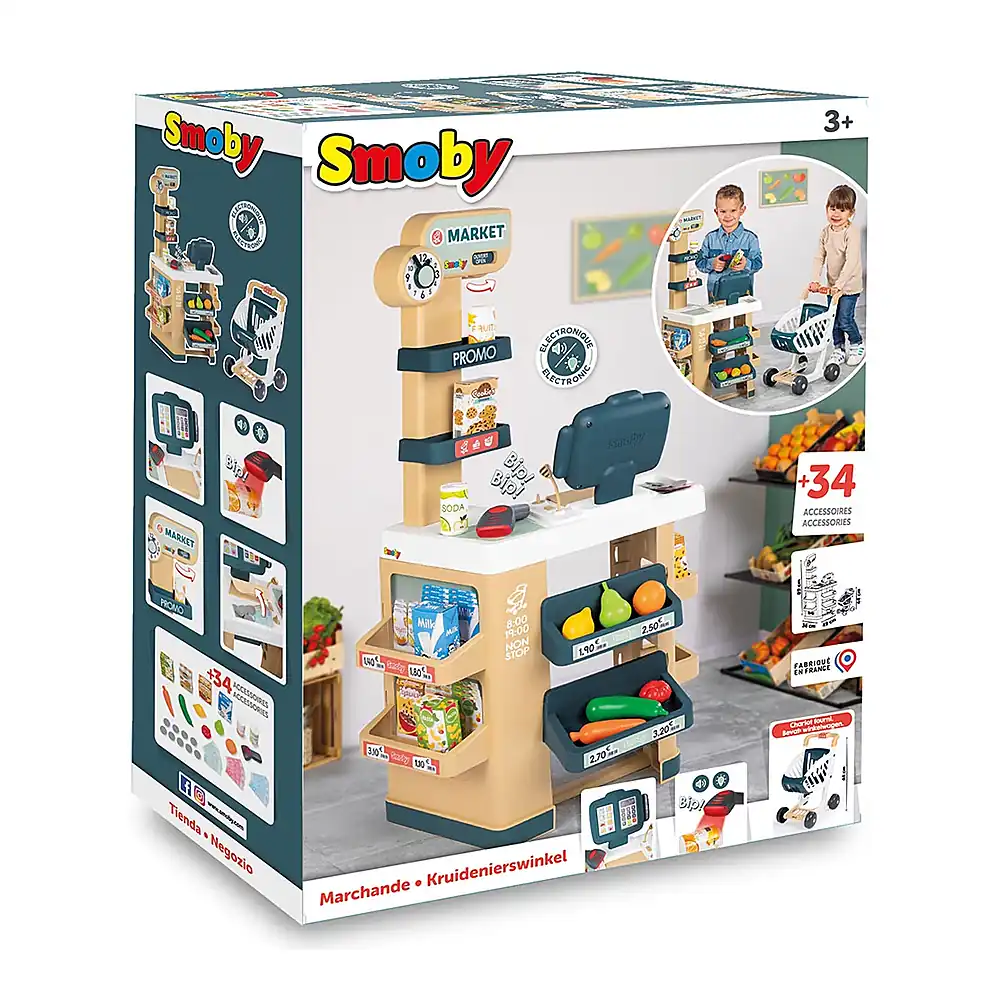 Magazin pentru copii Smoby Market cu 34 accesorii [7]