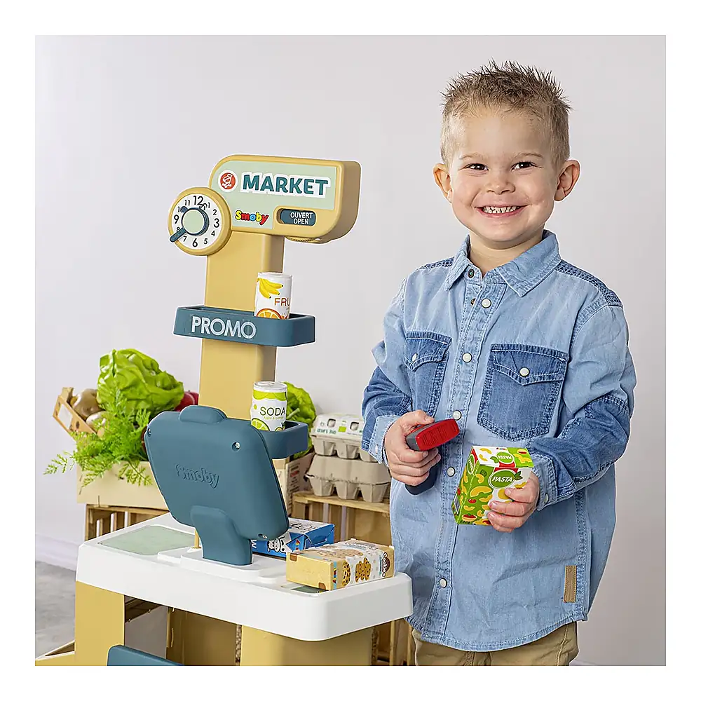 Magazin pentru copii Smoby Market cu 34 accesorii [4]