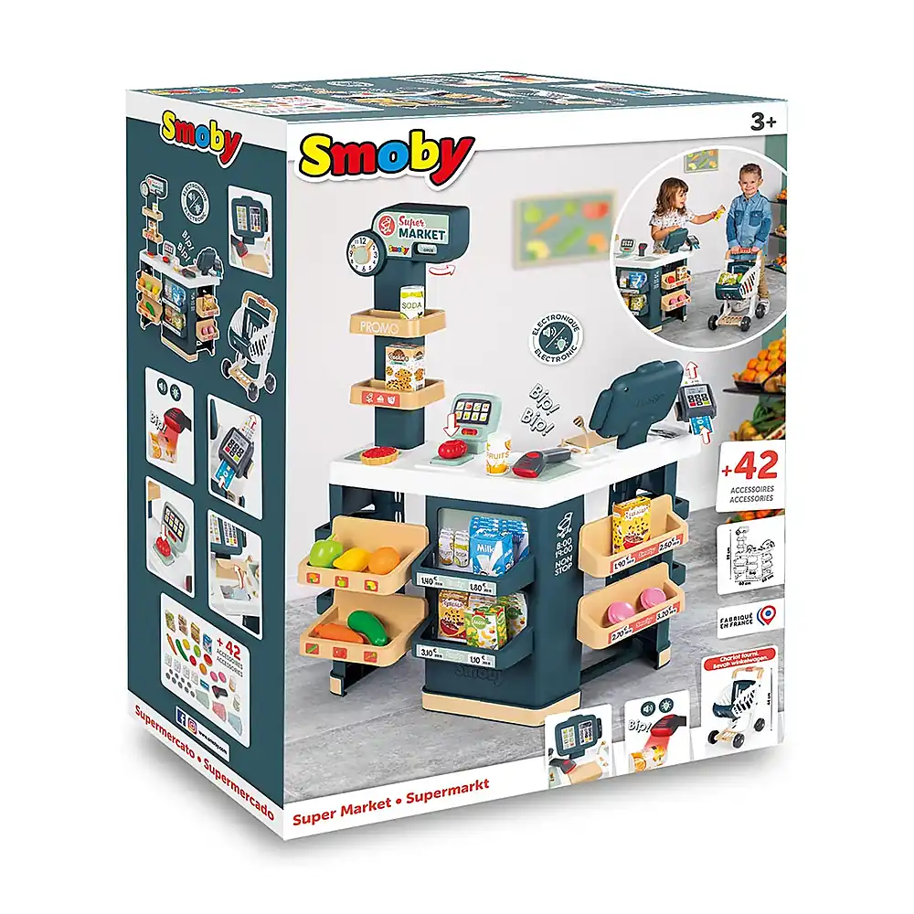 Magazin pentru copii Smoby Super Market cu 42 accesorii [7]
