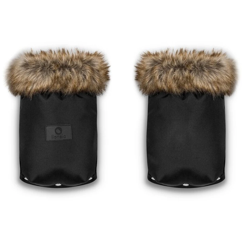 Manusi termice pentru carucior, Lionelo, Universale, Impermeabile, Negru [4]