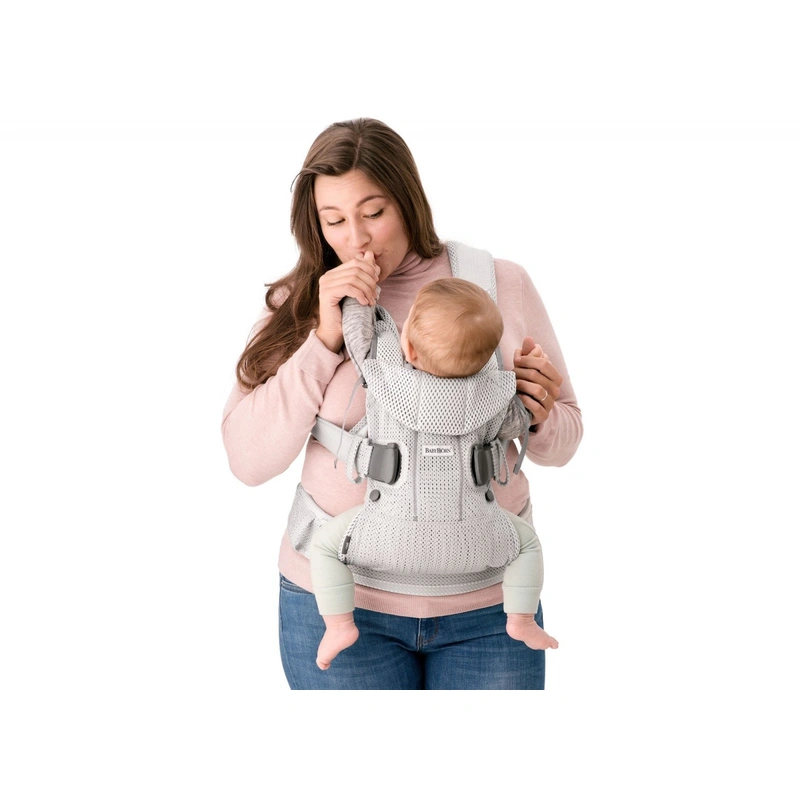 Marsupiu anatomic One Air BabyBjorn - Greige, 3D Mesh [3]