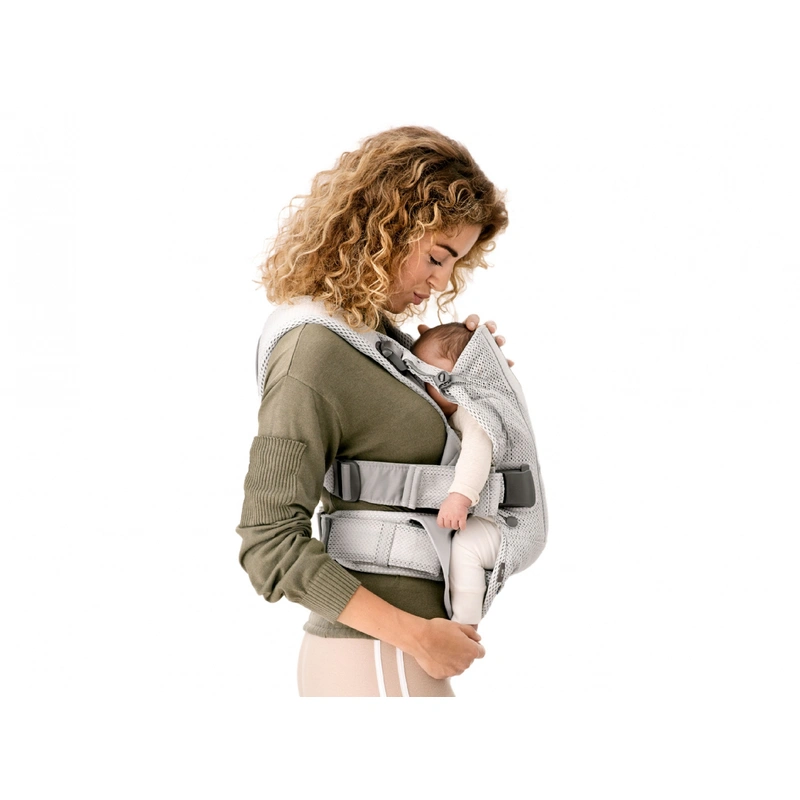 Marsupiu anatomic One Air BabyBjorn - Greige, 3D Mesh [2]