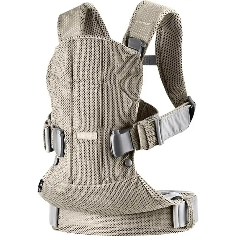 Marsupiu anatomic One Air BabyBjorn - Greige, 3D Mesh [1]