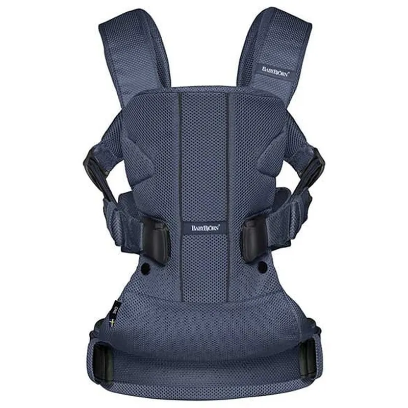Marsupiu anatomic One Air BabyBjorn - Navy Blue, 3D Mesh [2]
