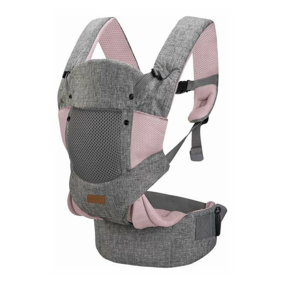 Marsupii si hamuri - Marsupiu bebe, FreeON, Carry Me, 3 in 1 Grey/Pink