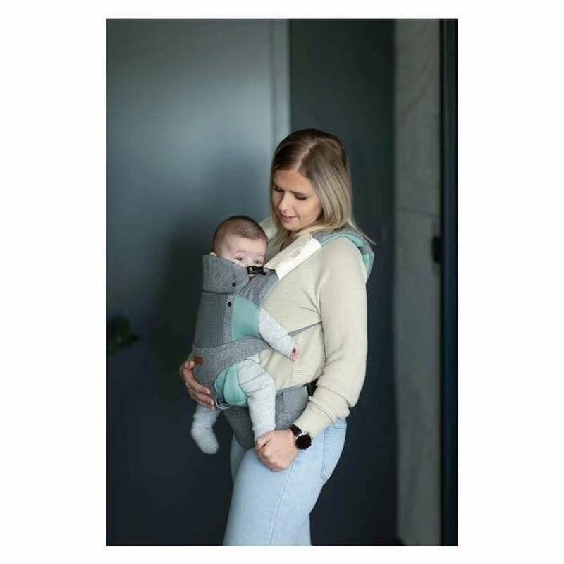 Marsupiu bebe, FreeON, Easy Move, 3 in 1, De la 3,5 luni pana la 15 kg, Grey [3]