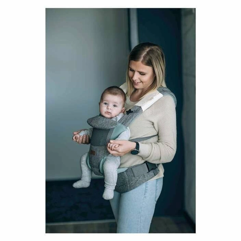 Marsupiu bebe, FreeON, Easy Move, 3 in 1, De la 3,5 luni pana la 15 kg, Grey [2]