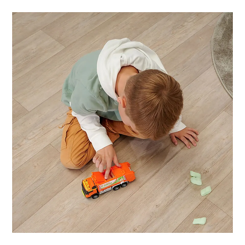 Masina de gunoi Majorette Volvo Garbge Collector cu tomberon [7]