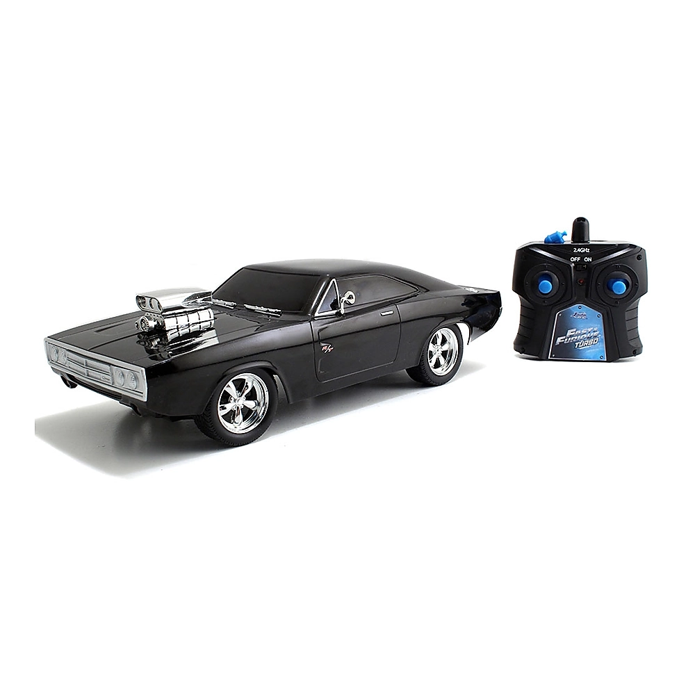 Masinute, trenulete, avioane - Masina Jada Toys Fast and Furious Dodge Charger 1970 1:24 cu telecomanda