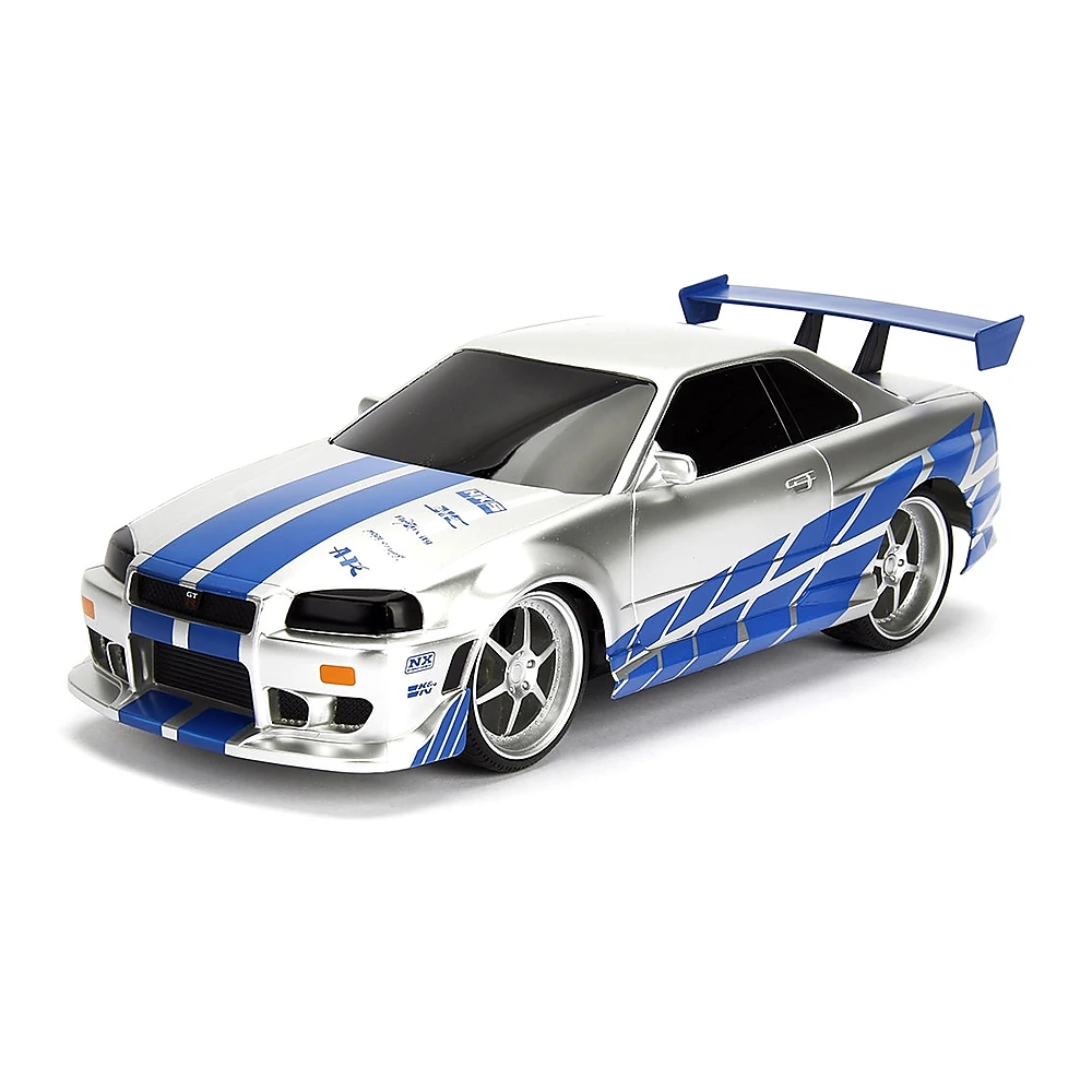 Masina Jada Toys Fast and Furious Nissan Skyline GTR 1:24 cu telecomanda [2]
