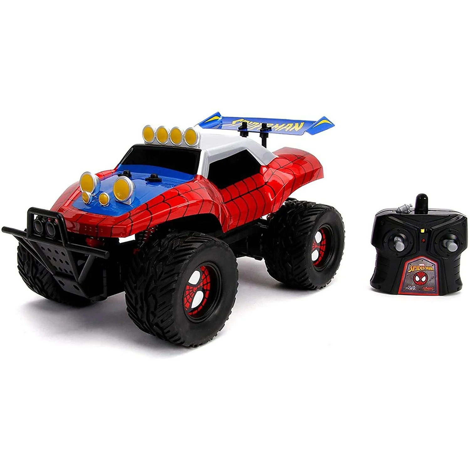 Masinute si camioane - Masina Jada Toys Marvel Spider Man Buggy 1:14 cu telecomanda
