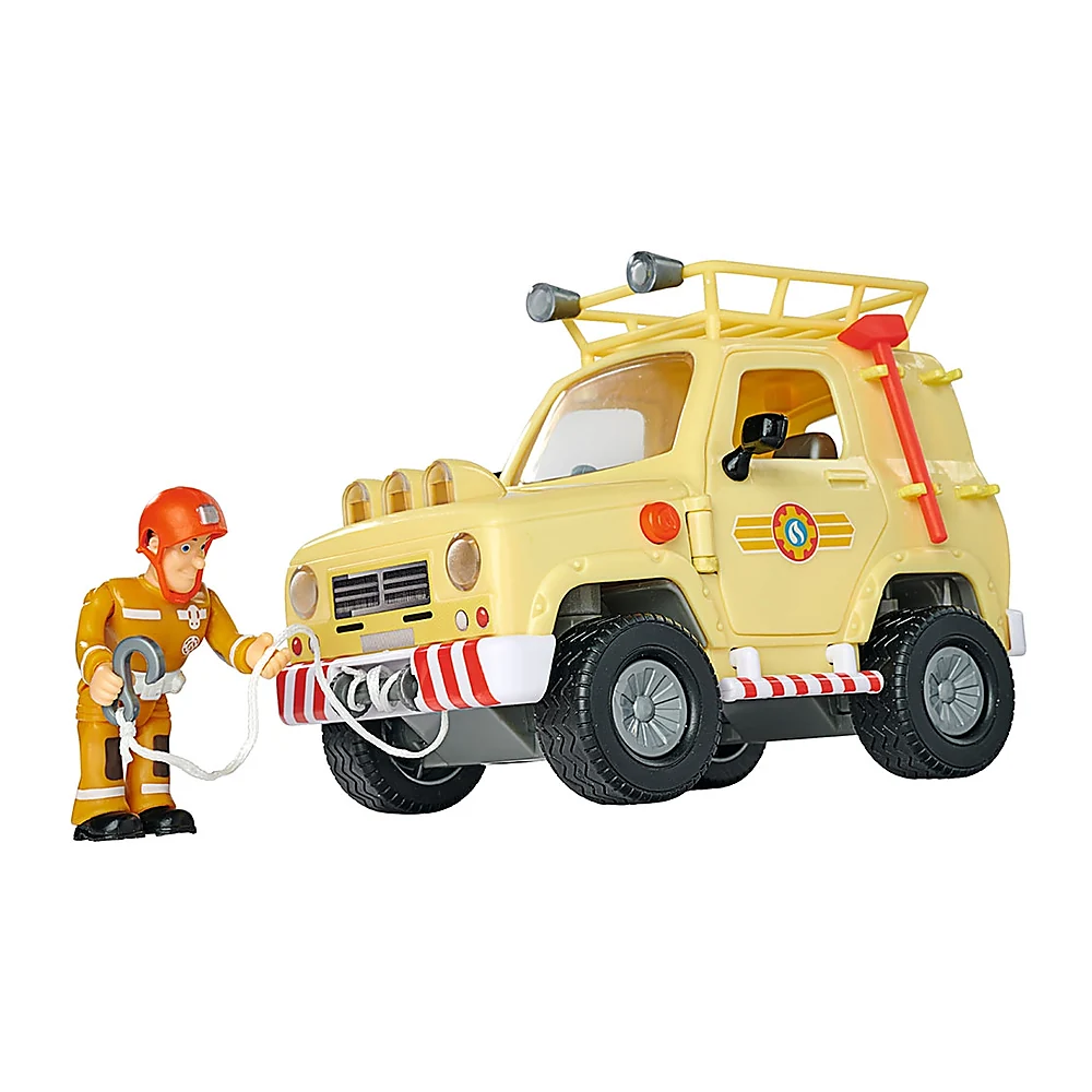 Masina Simba Fireman Sam Mountain 4x4 cu figurina [5]