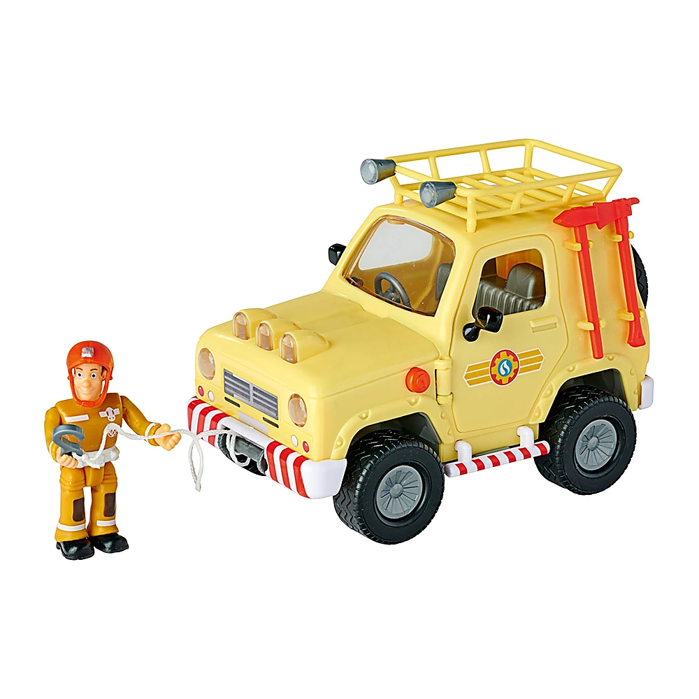 Masinute, trenulete, avioane - Masina Simba Fireman Sam Mountain 4x4 cu figurina