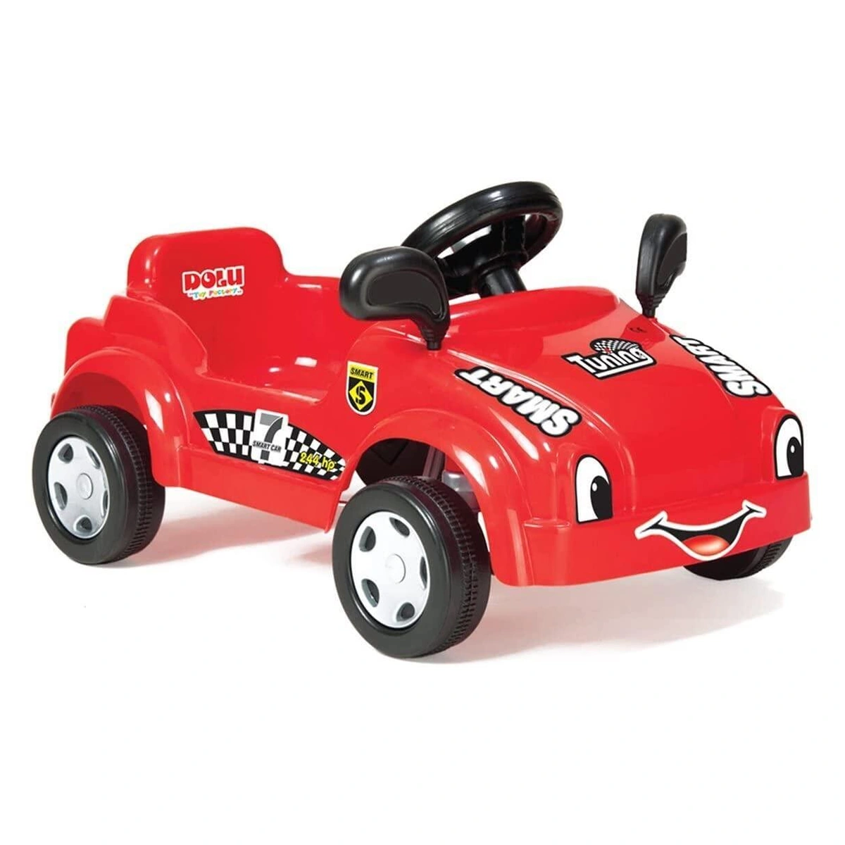 Masinute de impins pentru copii - Masina cu pedale rosie DOLU pentru copii 3 ani+