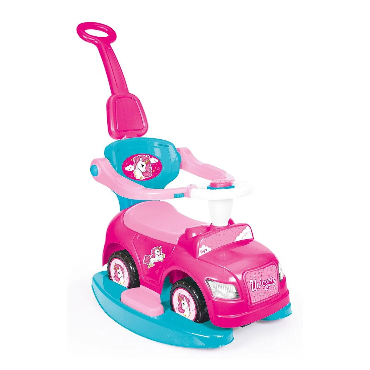 Masinute de impins pentru copii - Masinuta 4 in 1 Step Car Unicorn DOLU 12 luni+