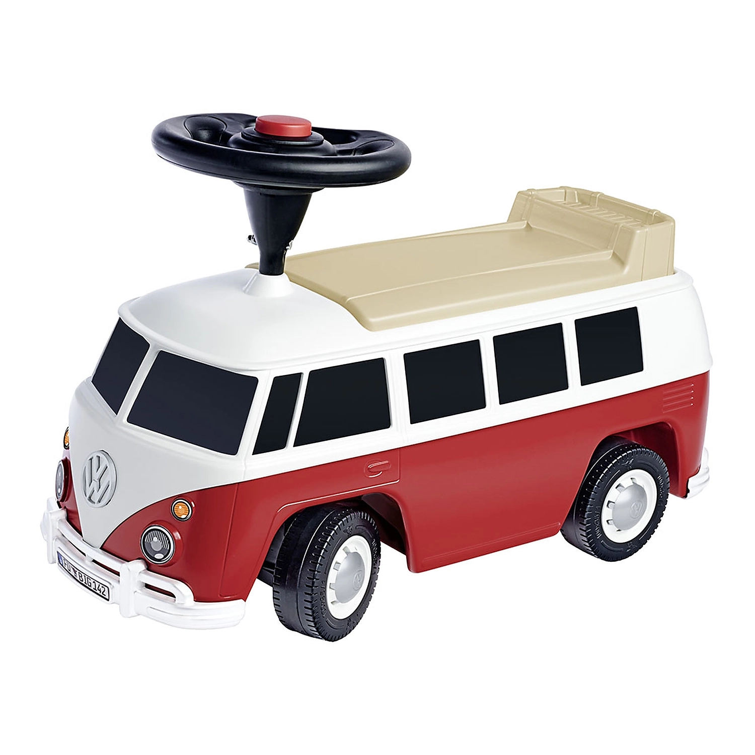 Masinute de impins pentru copii - Masinuta de impins Big Baby VW T1 red