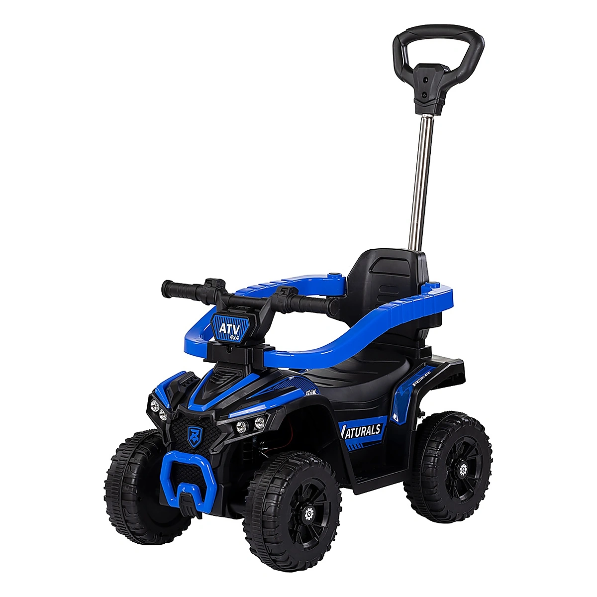 La plimbare - Masinuta de impins Chipolino ATV cu maner, Blue