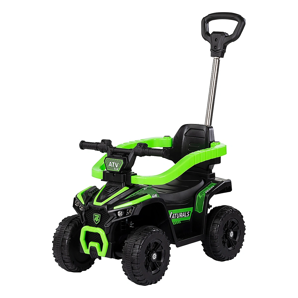 La plimbare - Masinuta de impins Chipolino ATV cu maner, Green