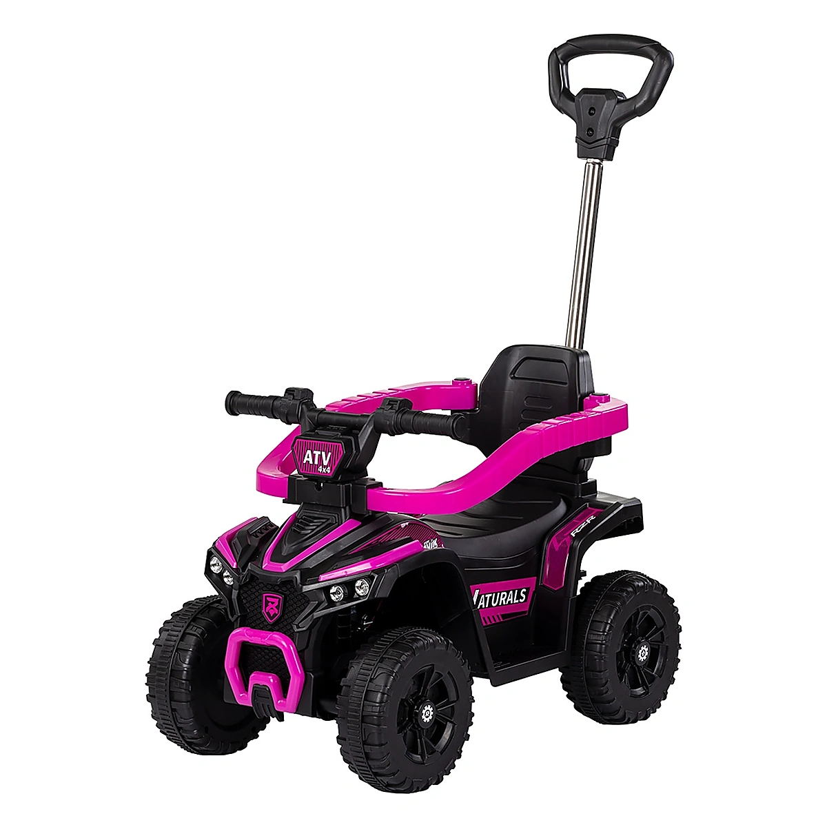 La plimbare - Masinuta de impins Chipolino ATV cu maner, Pink