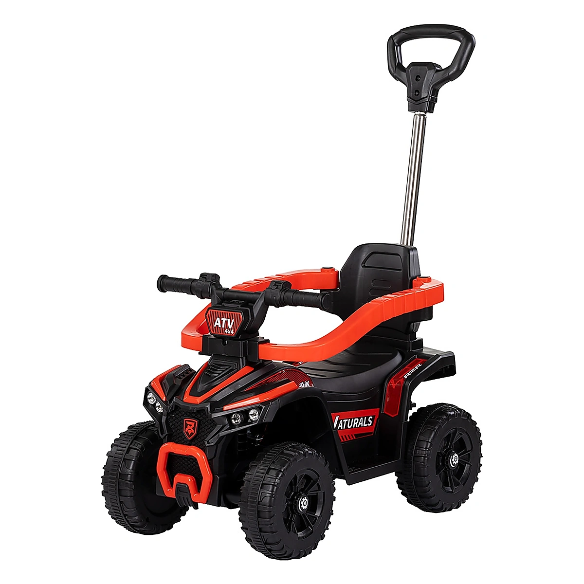 La plimbare - Masinuta de impins Chipolino ATV cu maner, Red