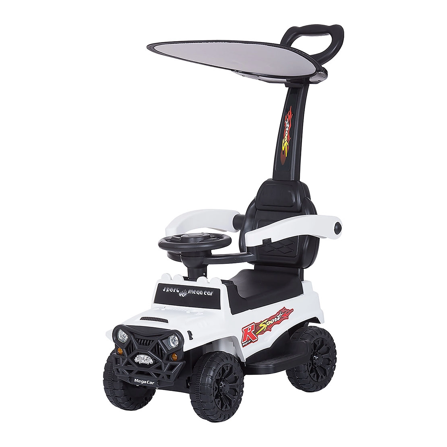 Masinute de impins pentru copii - Masinuta de impins Chipolino Safari cu maner si copertina