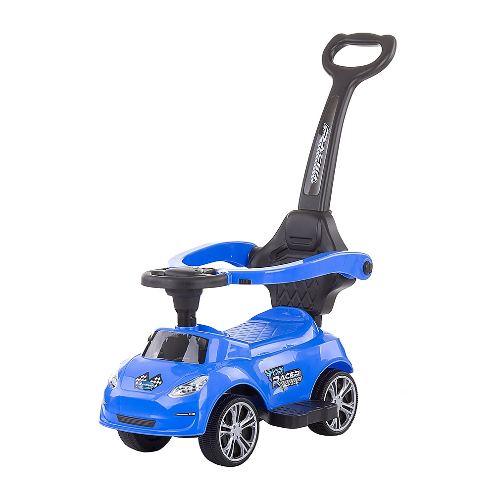 Masinute de impins pentru copii - Masinuta de impins Chipolino Turbo blue cu maner