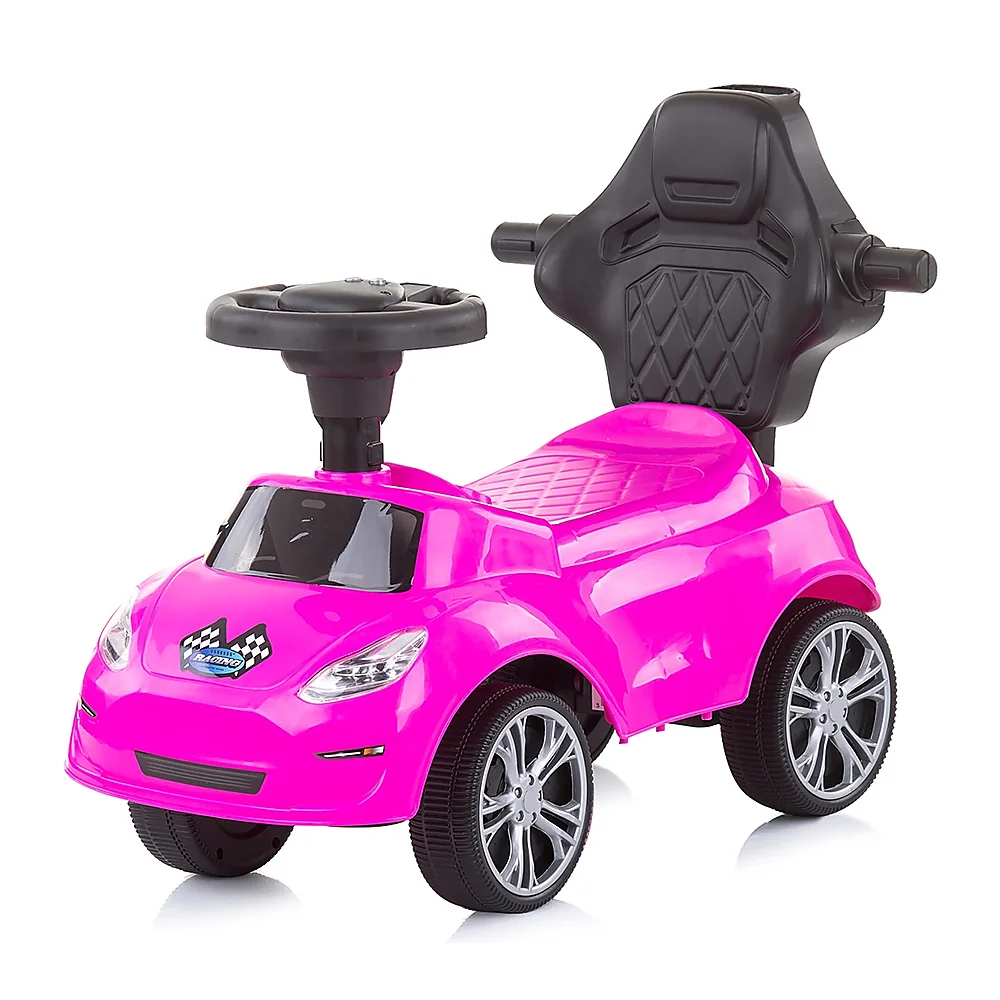 Masinuta de impins Chipolino Turbo pink cu maner [1]