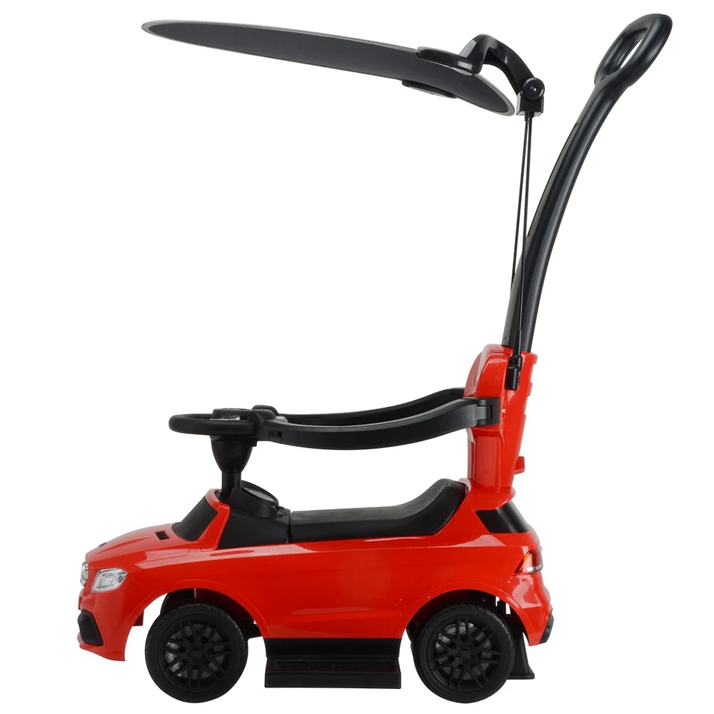 Masinuta de impins Mercedes AMG GLE 63 - red, cu maner si copertina [2]