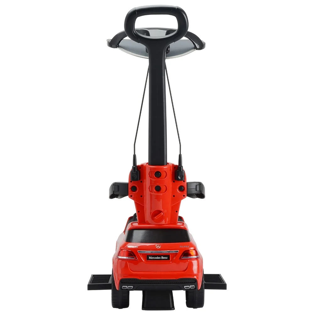 Masinuta de impins Mercedes AMG GLE 63 - red, cu maner si copertina [3]