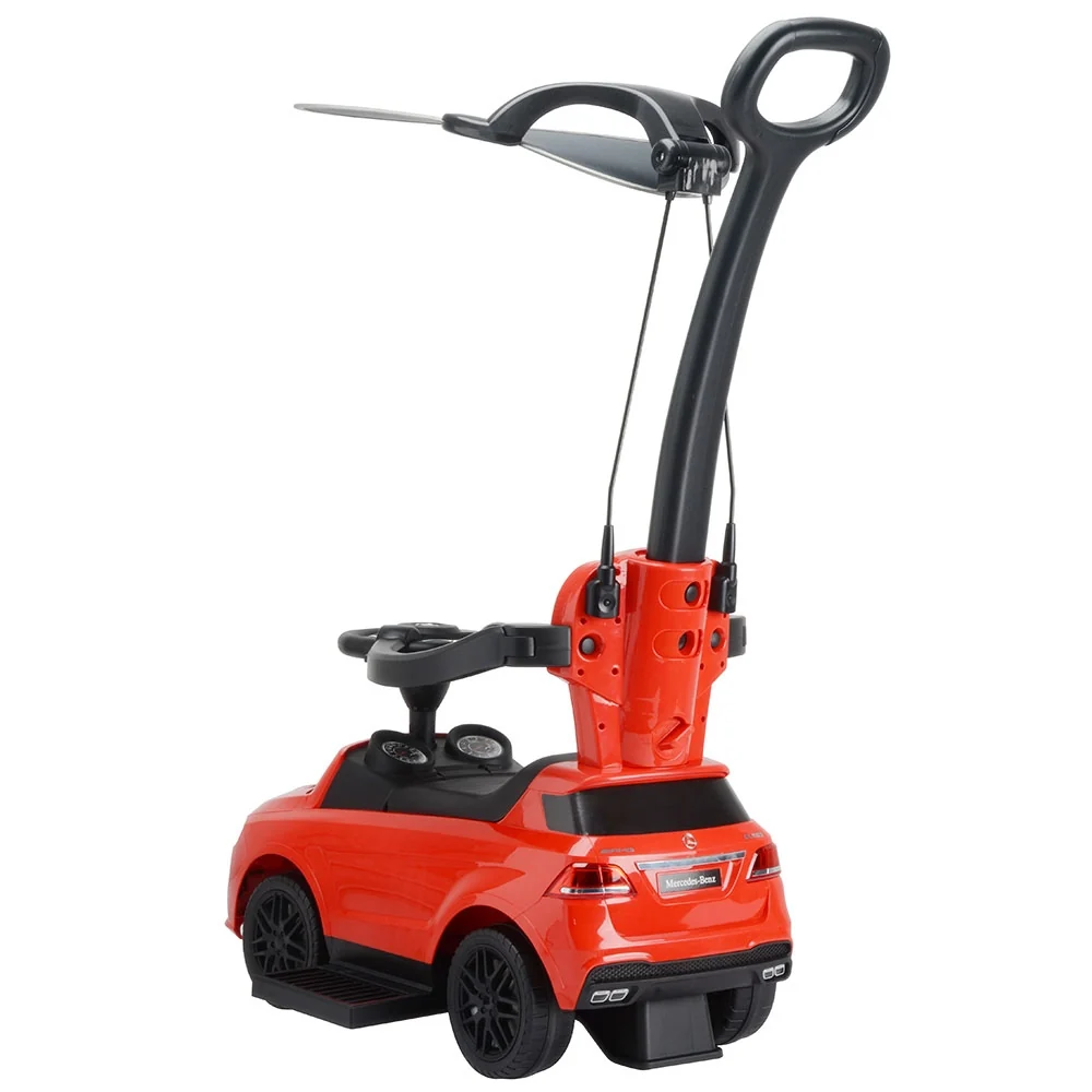 Masinuta de impins Mercedes AMG GLE 63 - red, cu maner si copertina [1]