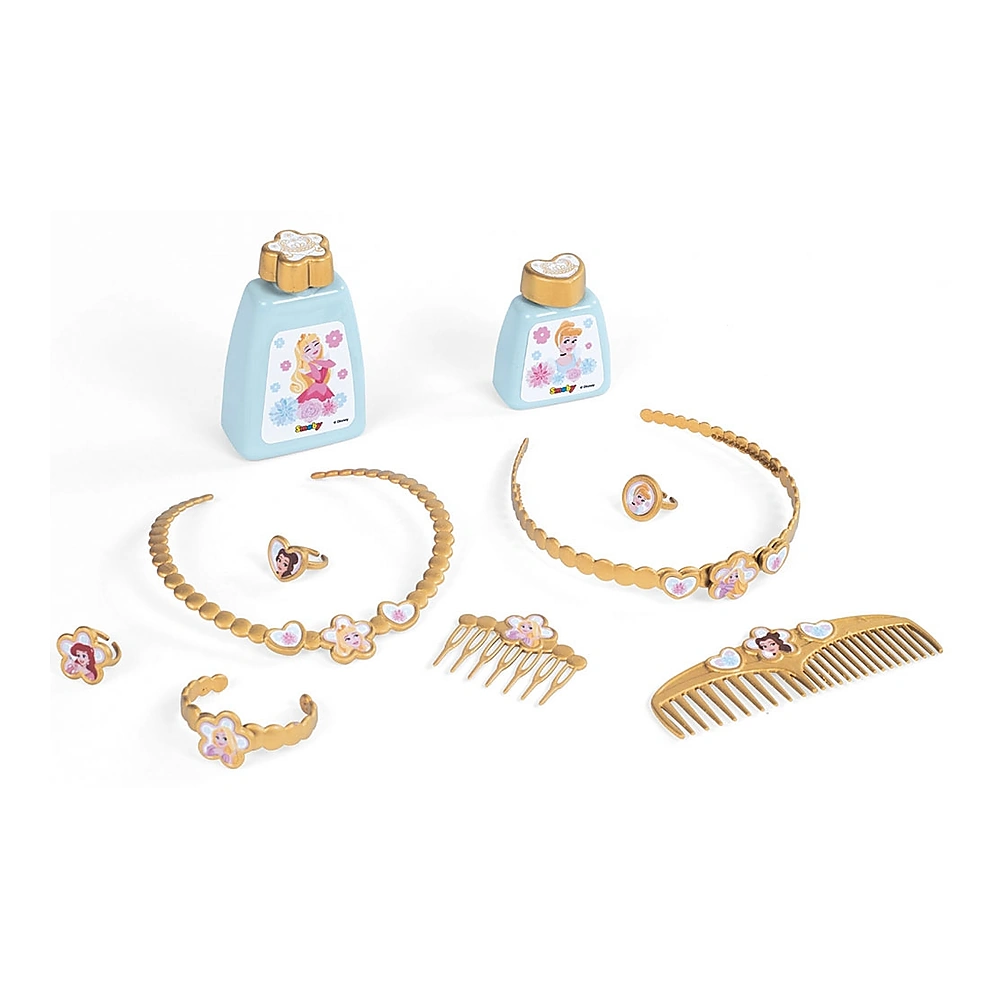 Masuta de machiaj Disney Princess 2 in 1 roz cu accesorii [2]