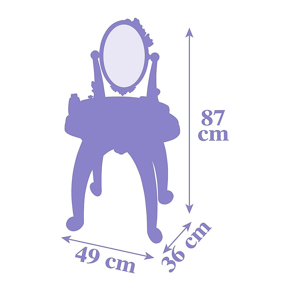 Masuta de machiaj Frozen Hairdresser 2 in 1 - Smoby [3]