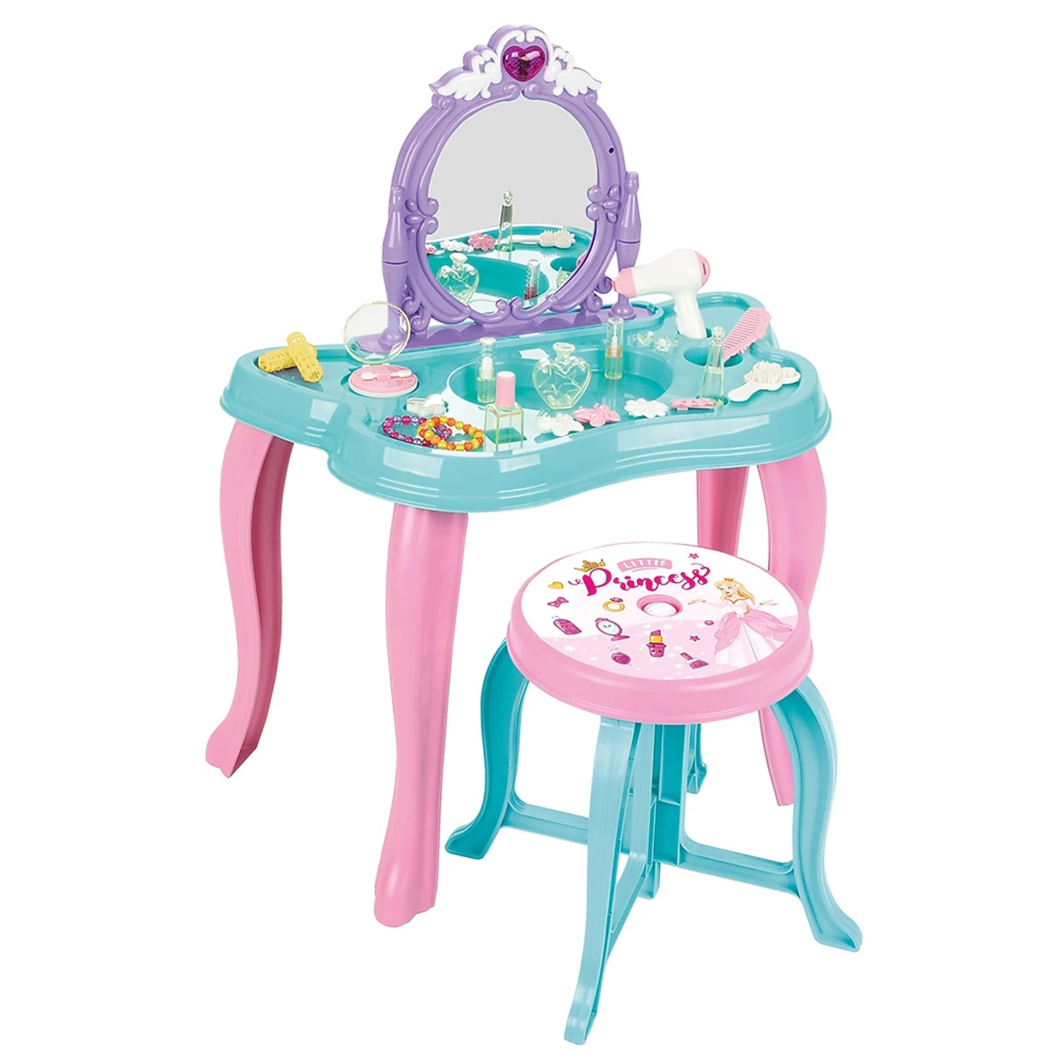 Jucarii de rol - Masuta de machiaj Magic Butterfly purple