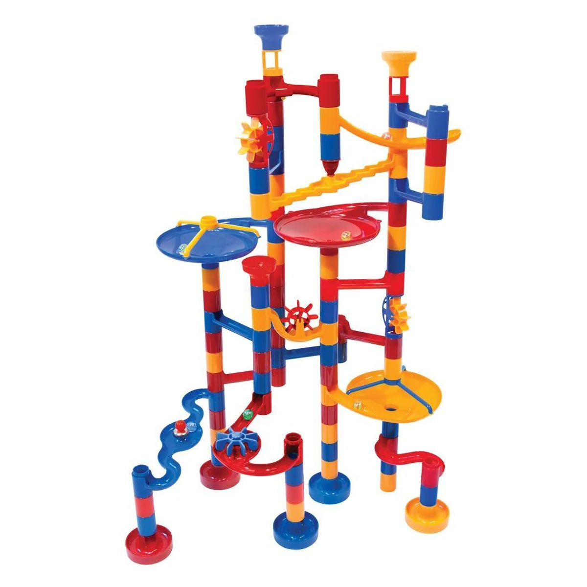 Constructii, cuburi, forme si culori - Mega Marble Run -100 piese