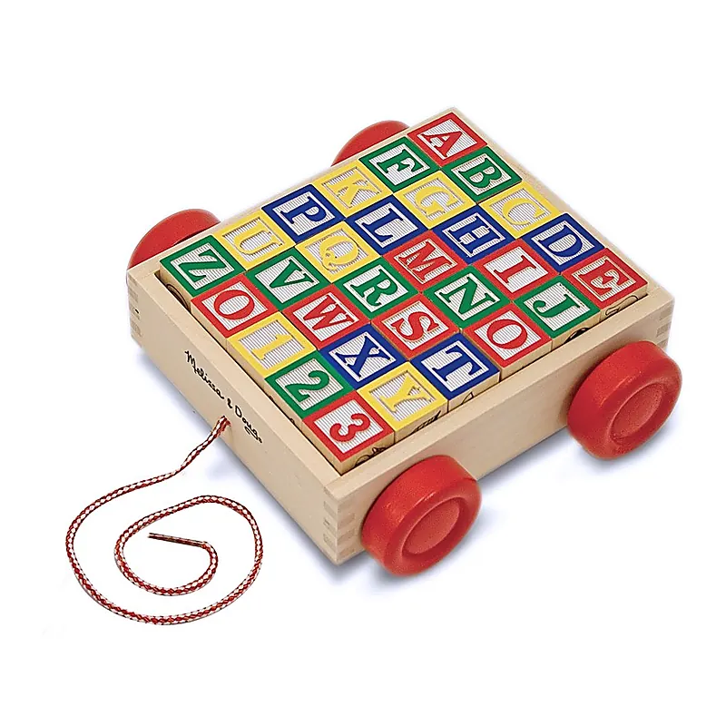 Melissa and Doug - Carucior cu cuburi ABC [1]