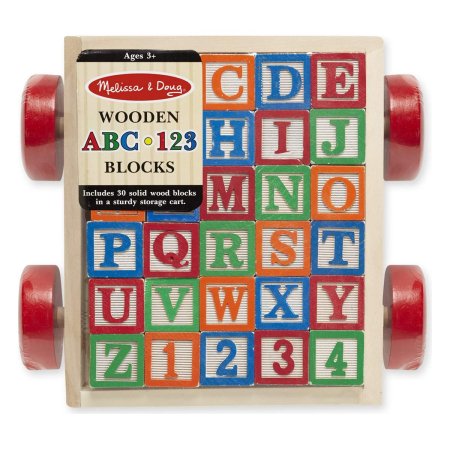 Melissa and Doug - Carucior cu cuburi ABC [2]