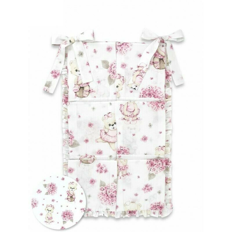 Camera copilului - Organizator pentru patut 70x40 cm Pink Ballerina