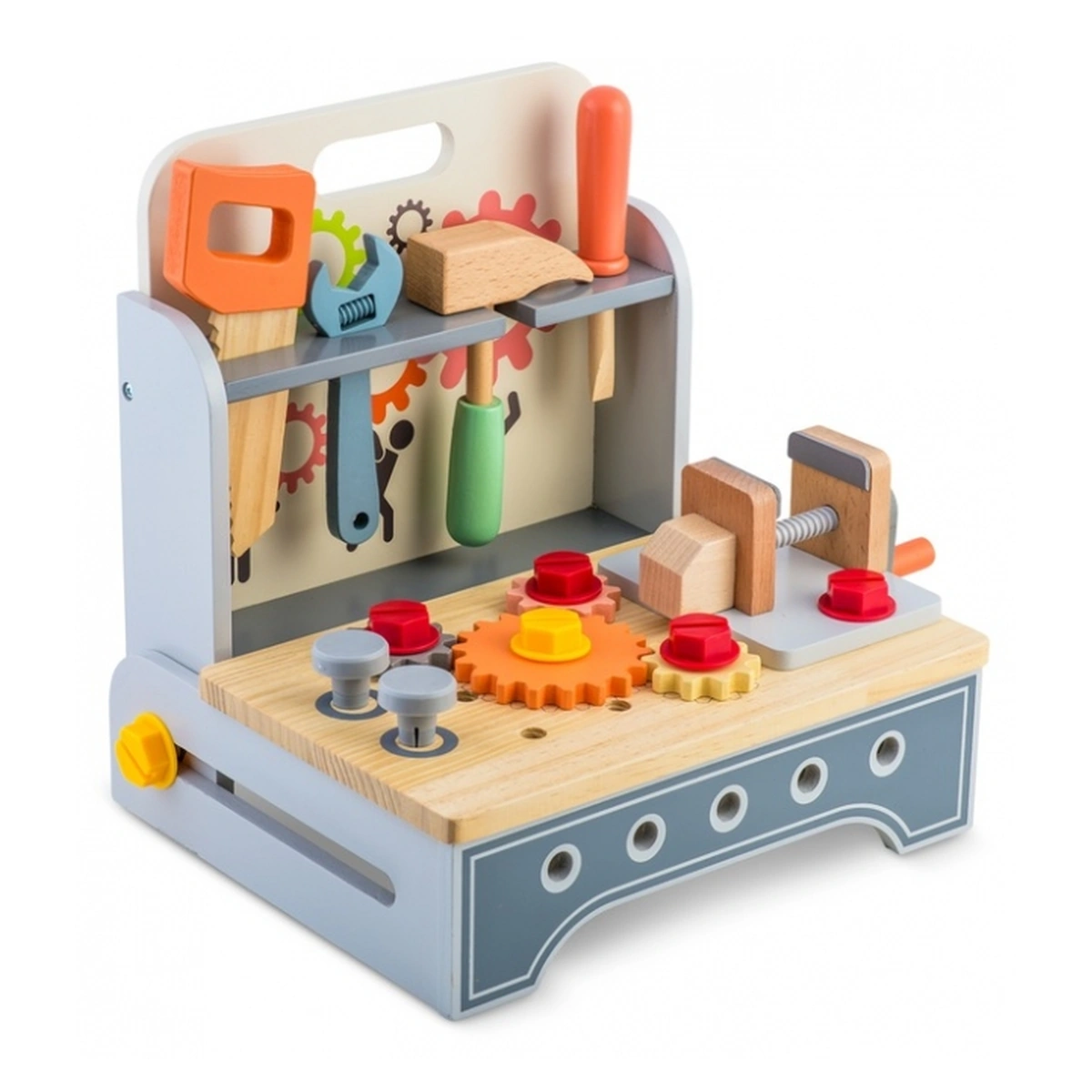 Bancuri de lucru cu unelte - Mini atelier lemn Ricokids cu accesorii 3 ani+